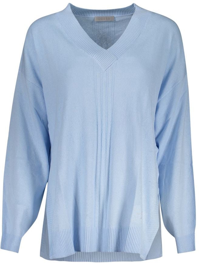Guess Guess Jeans Azzurro Acrylic Women's Sweater Blauw