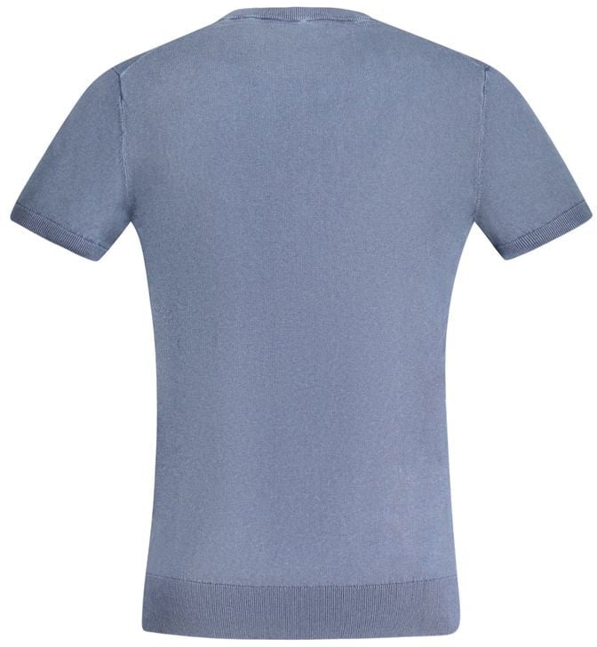 Guess Jeans Blu Cotton Men's T-Shirt Blauw