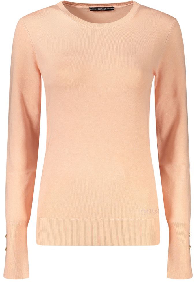 Guess Jeans Rosa Viscosa Women Sweater Roze