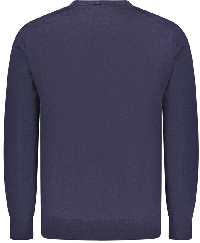 Guess Guess Jeans Blue Wool Men's Sweater Blauw