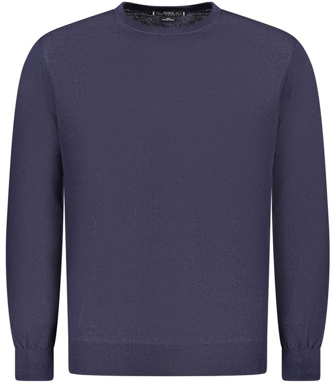 Guess Guess Jeans Blue Wool Men's Sweater Blauw