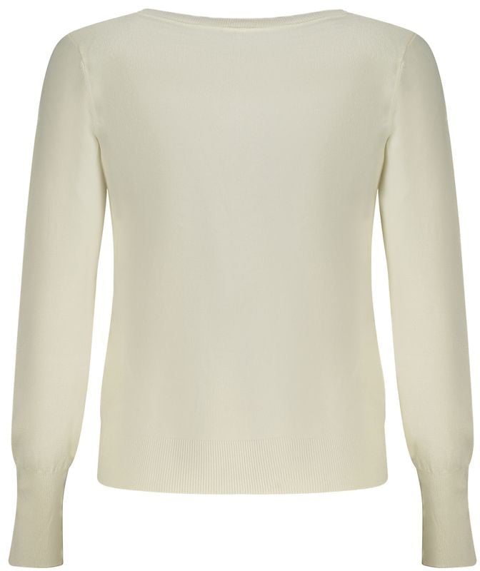 Guess Jeans Bianco Viscosa Womens Cardigan Wit