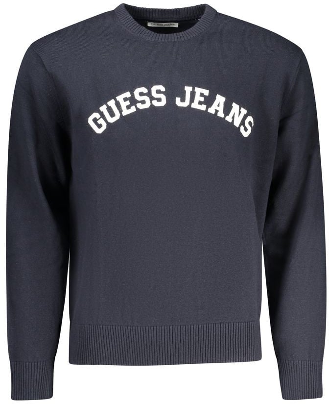 Guess Guess Jeans Blue Cotton Men's Sweater Blauw