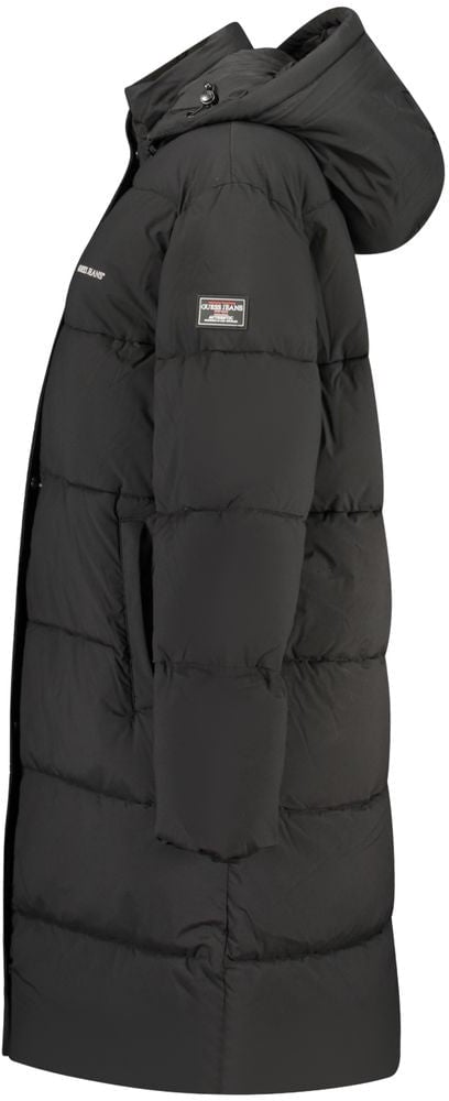 Guess Jeans Black Polyester Women's Jacket Zwart