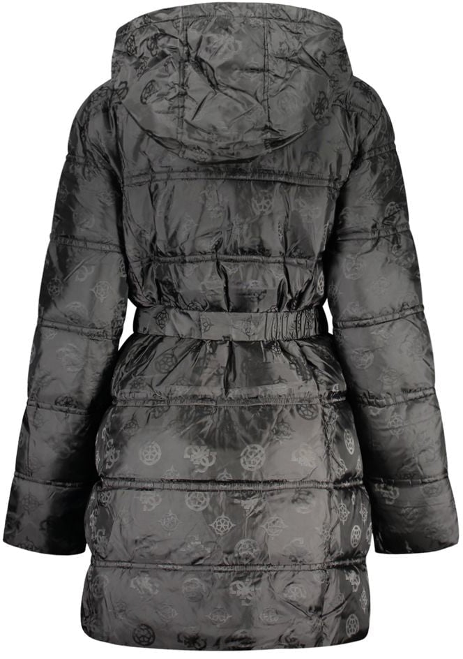 Guess Guess Jeans Black Polyamide Women's Jacket Zwart