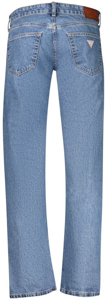Guess Jeans Blu Cotton Men's Jeans Blauw