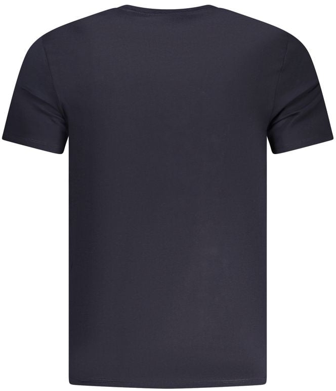 Guess Jeans Blue Organic Cotton Men's T-Shirt Blauw