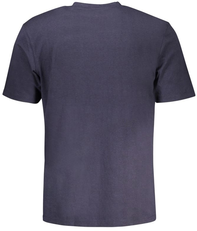 Guess Jeans Blu Modal Men T-Shirt Blauw