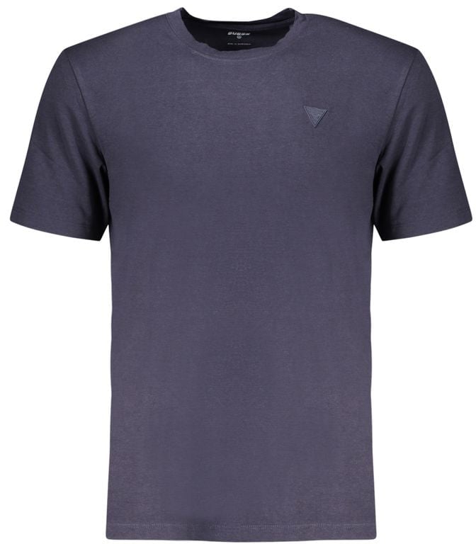 Guess Jeans Blu Modal Men T-Shirt Blauw