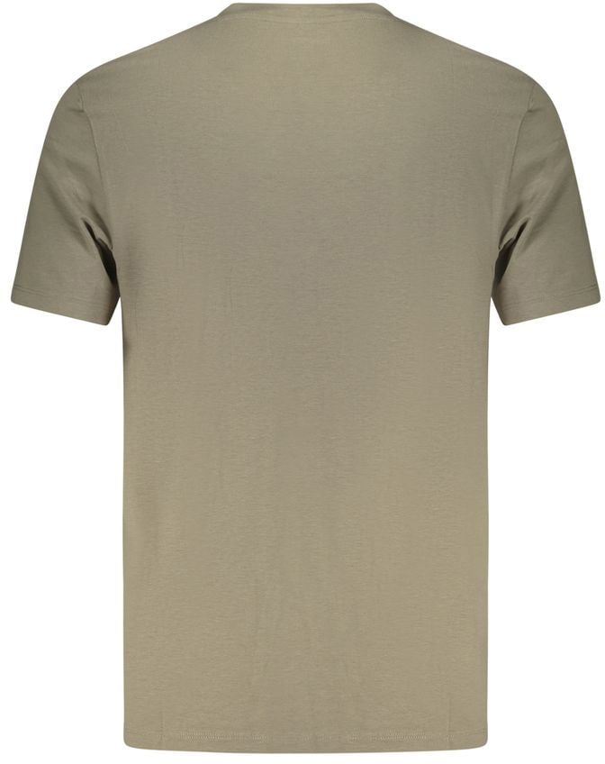 Guess Jeans Verde Cotton Men T-Shirt Groen