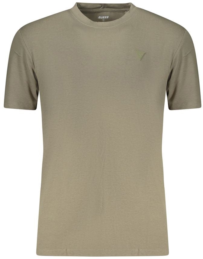 Guess Jeans Verde Cotton Men T-Shirt Groen