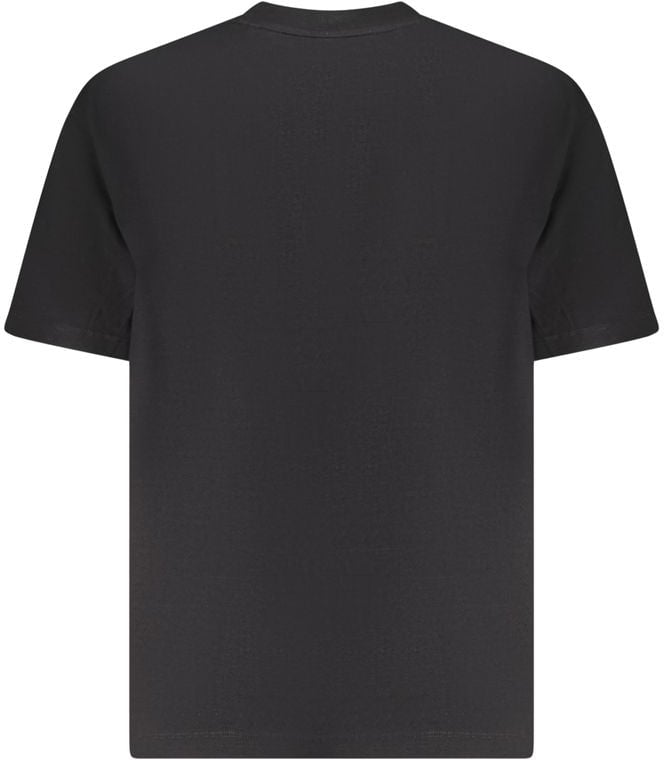 Guess Jeans Nero Cotton Mens T-Shirt Zwart