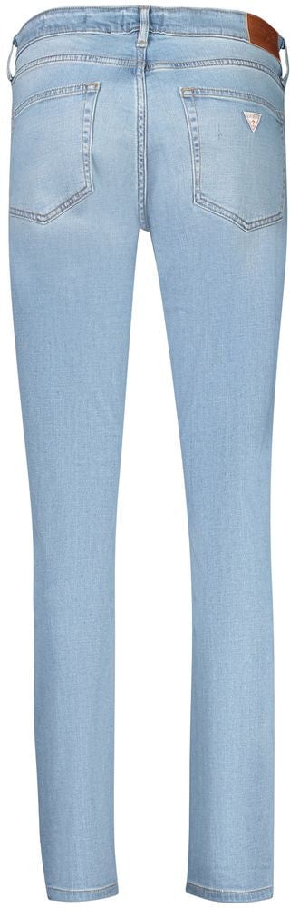 Guess Jeans Azzurro Lyocell Women's Skinny Jean Blauw