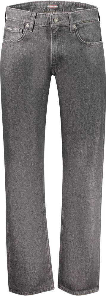 Guess Jeans Nero Cotton Mens Jeans Zwart