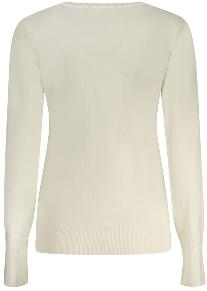 Guess Jeans Bianco Viscosa Women Sweater Wit