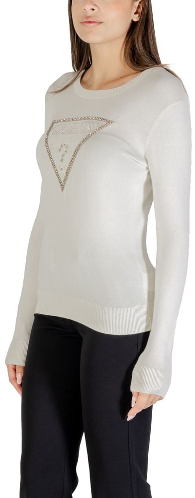 Guess Guess Cream Viscose Sweatshirt Beige