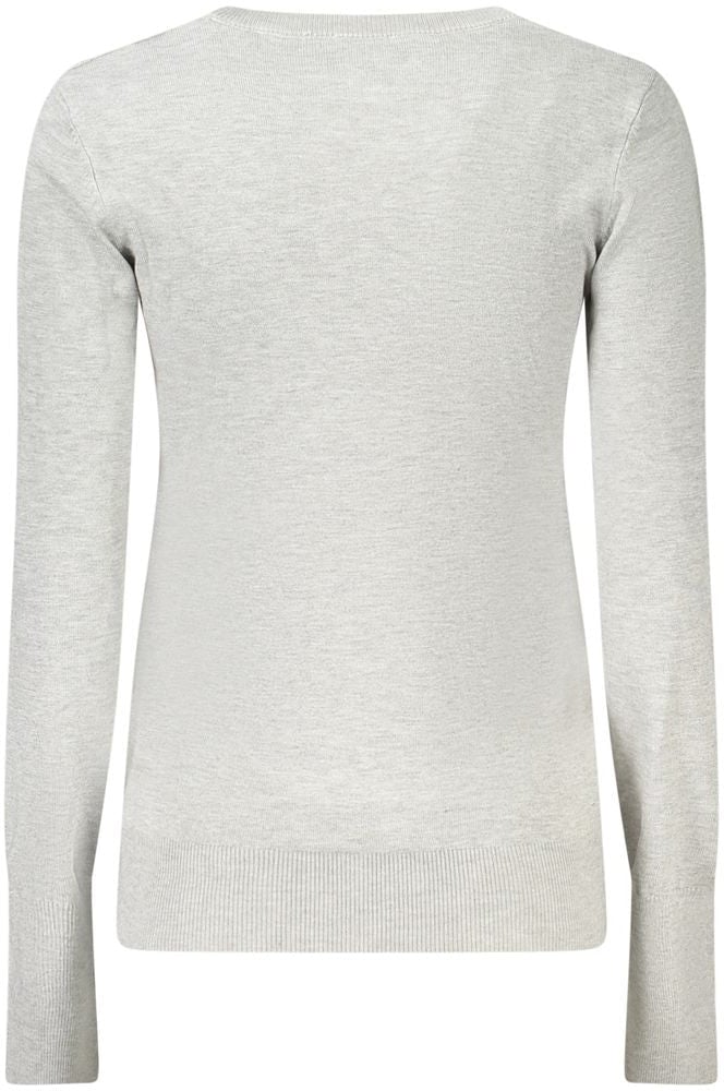 Guess Jeans Grigio Viscosa Women Sweater Grijs