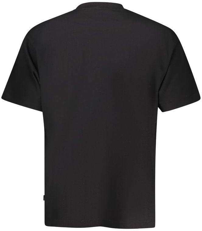 Guess Guess Jeans Black Organic Cotton Men T-Shirt Zwart