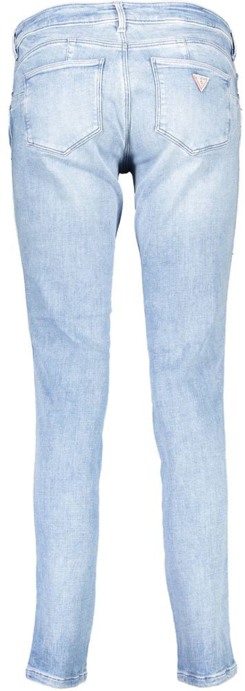Guess Jeans Azzurro Organic Cotton Women's Jeans Blauw