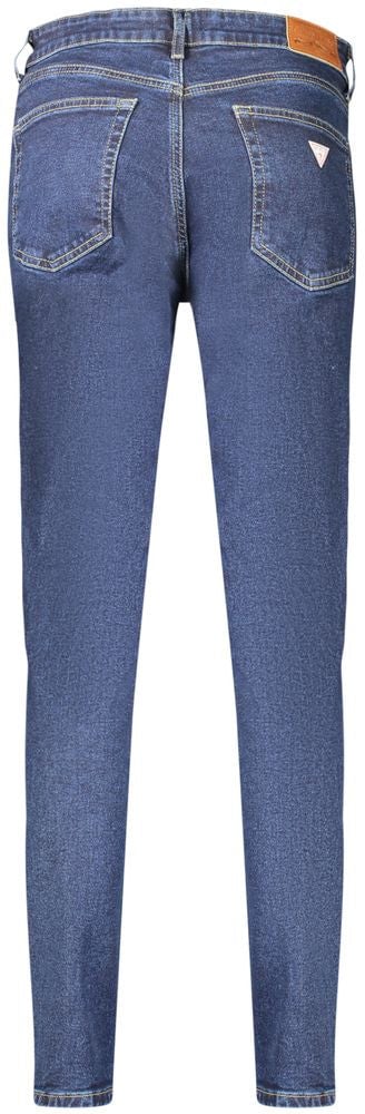 Guess Jeans Blu Cotton Women Jeans Blauw