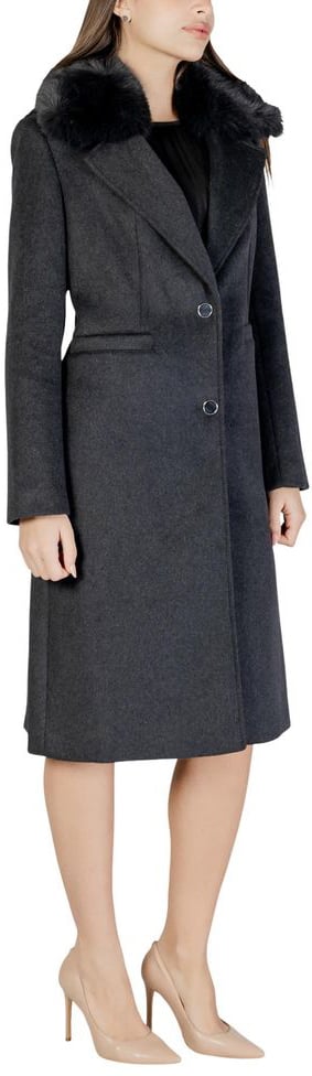 Guess Gray Polyester False Grijs