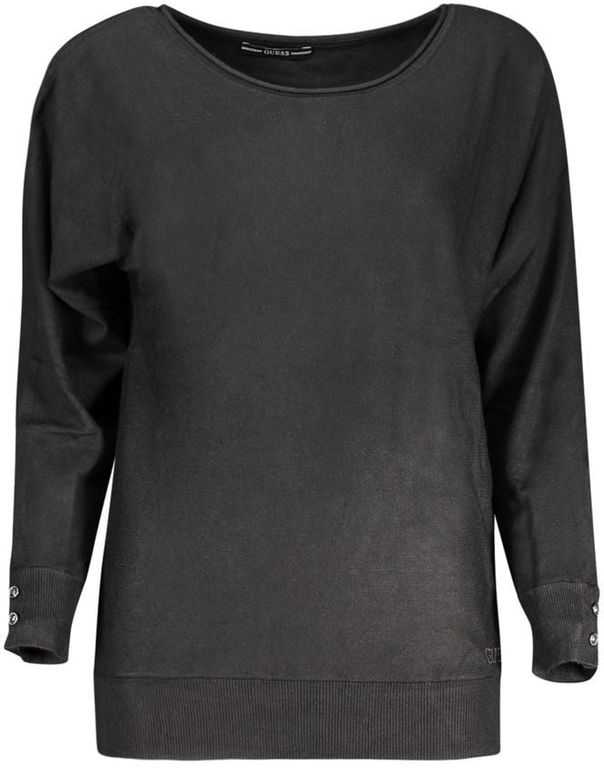 Guess Guess Jeans Black Viscosa Women Sweater Zwart