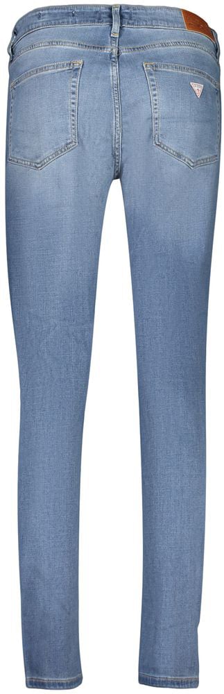 Guess Jeans Light Blue Lyocell Men's Jeans Blauw