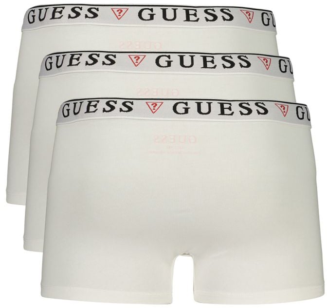 Guess Jeans White Cotton Men's Boxer Wit
