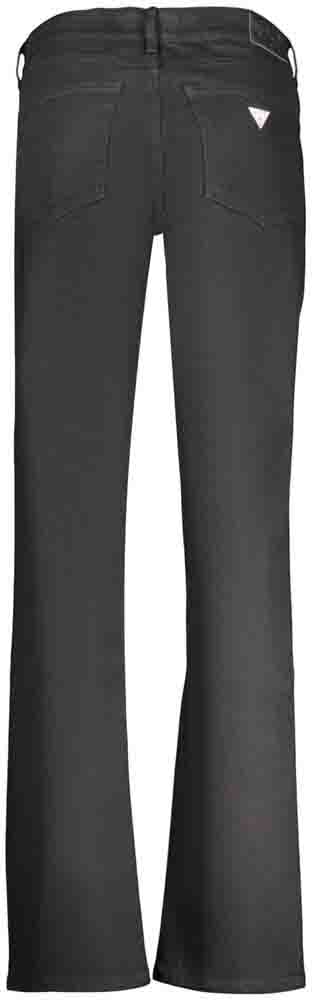 Guess Jeans Black Cotton Women's Jeans Zwart