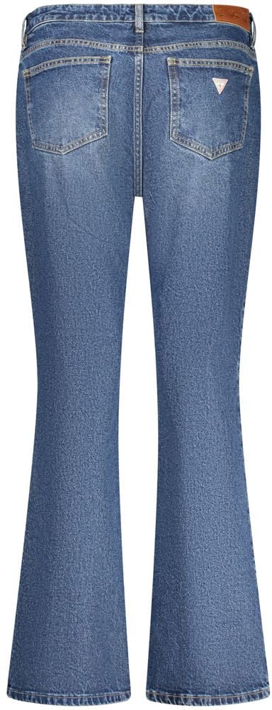 Guess Jeans Blu Cotton Women's Jeans Blauw