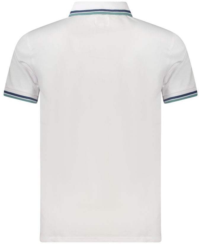 Guess Jeans White Cotton Men's Polo Shirt Wit