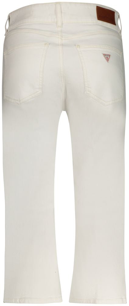 Guess Jeans Bianco Cotton Women Capri Wit