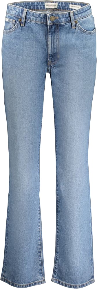 Guess Jeans Azzurro Cotton Women Jeans Blauw