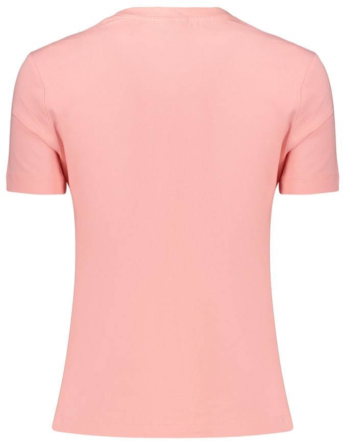 Guess Jeans Pink Cotton Women's T-Shirt Wit