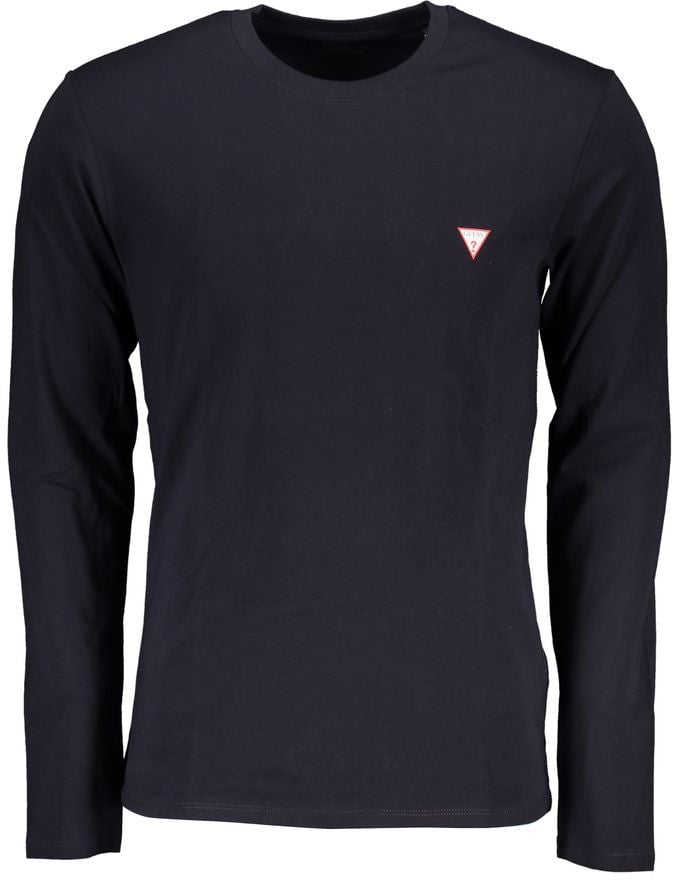 Guess Jeans Blu Cotton Men T-Shirt Wit