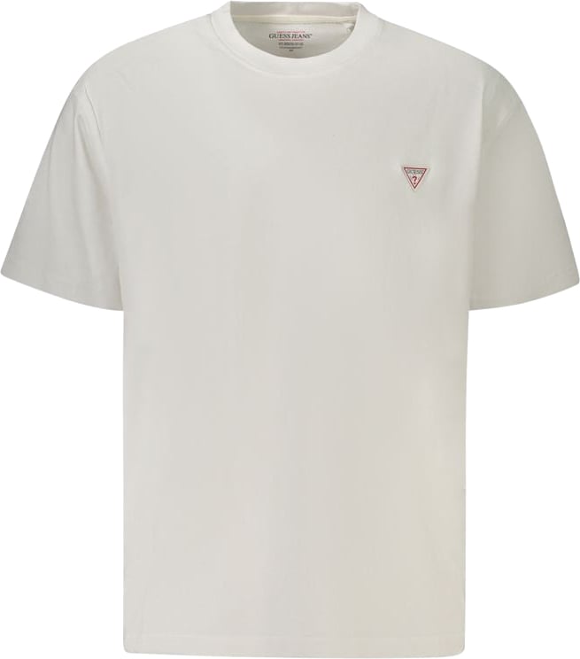 Guess Jeans Bianco Organic Cotton Men's T-Shirt Zwart