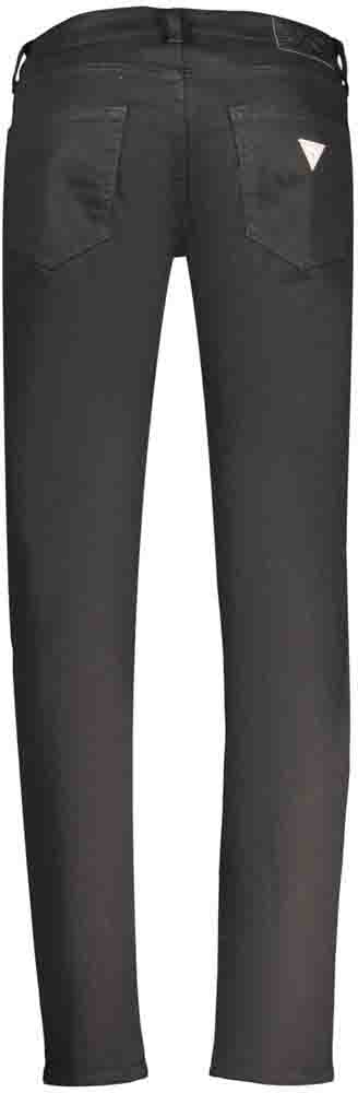 Guess Jeans Black Cotton Mens Jeans Zwart