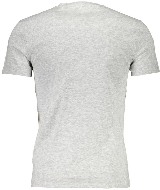 Guess Jeans Grigio Cotton Men T-Shirt Grijs
