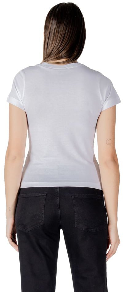 Guess Active White Cotton T-Shirt Wit