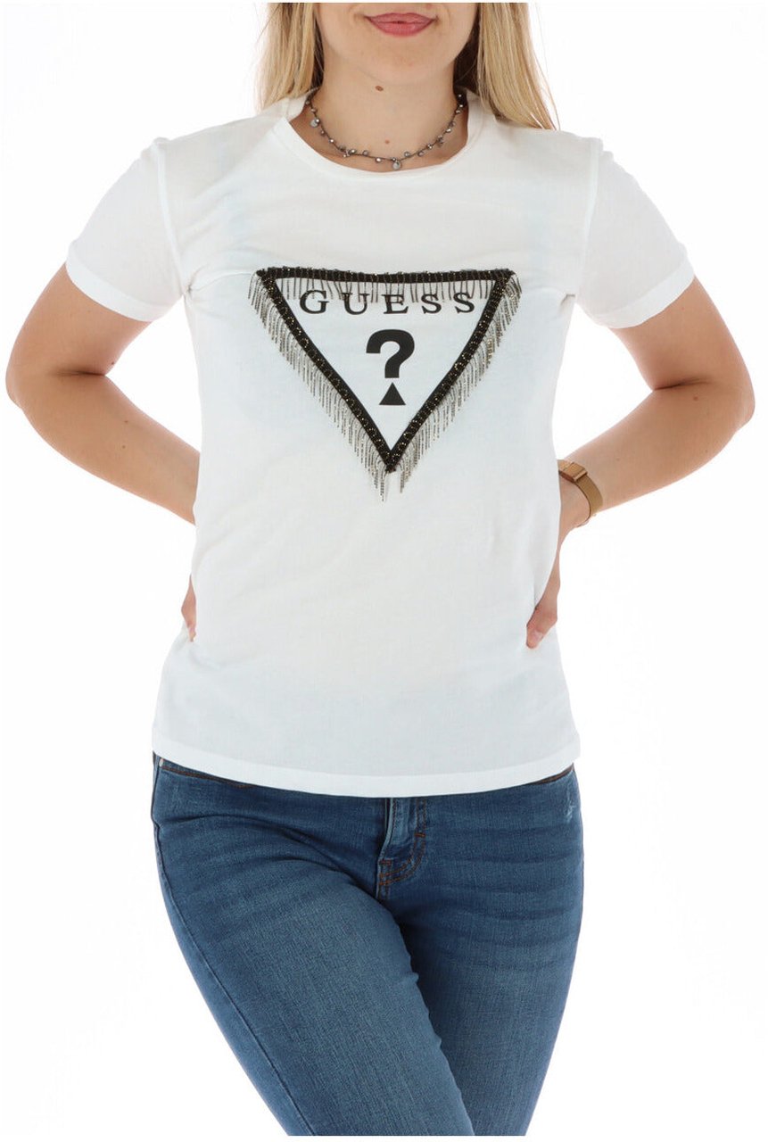 Guess Women T-Shirt Wit
