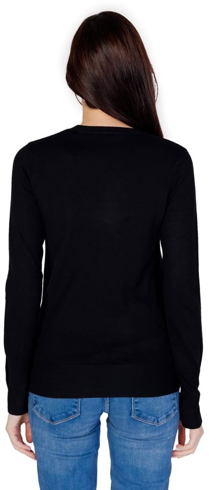 Guess Black Cotton Sweatshirt Wit