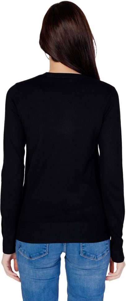 Guess Black Cotton Sweatshirt Wit