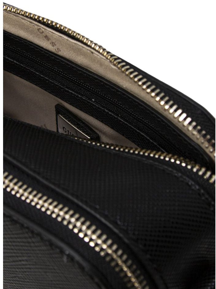 Guess Guess Black Polyethylene Handbag Zwart