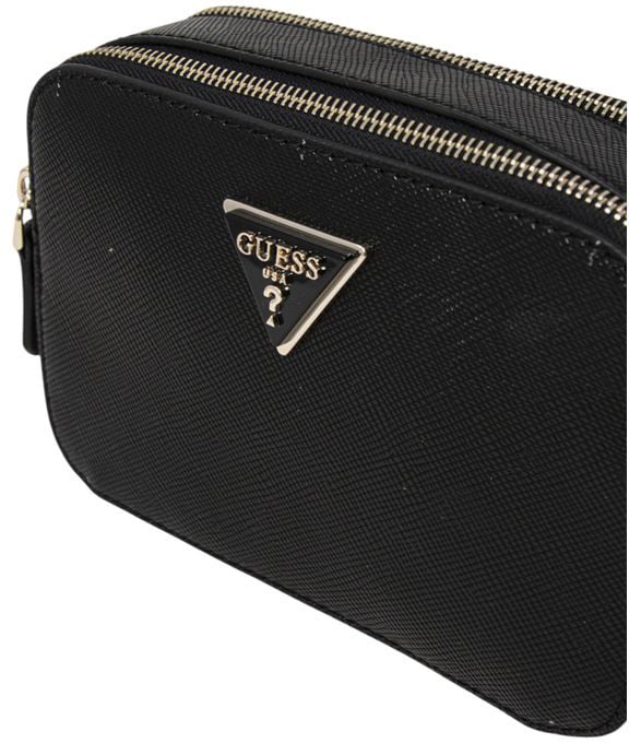Guess Guess Black Polyethylene Handbag Zwart