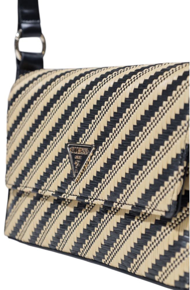 Guess Guess Black Polypropylene Handbag Zwart