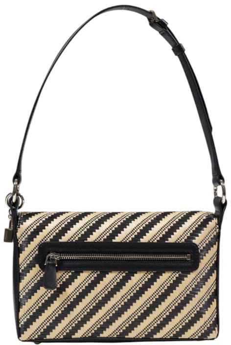 Guess Guess Black Polypropylene Handbag Zwart