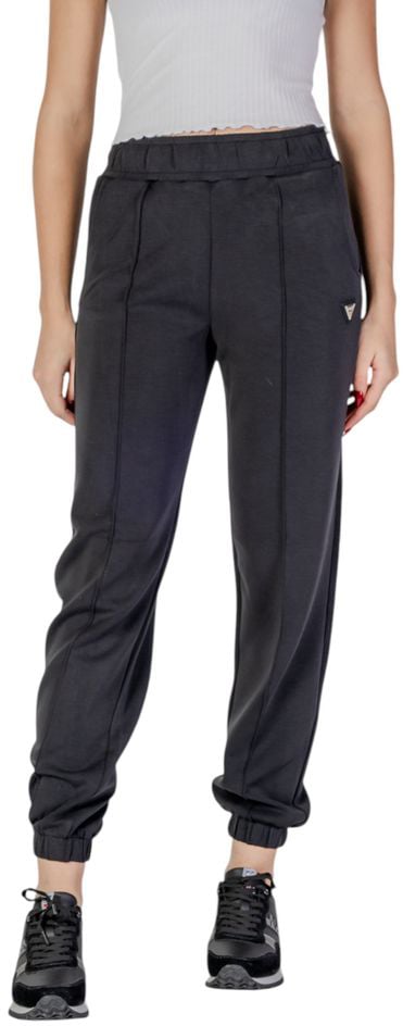 Guess Guess Active Black Polyester Joggers (Workout Pants) Zwart