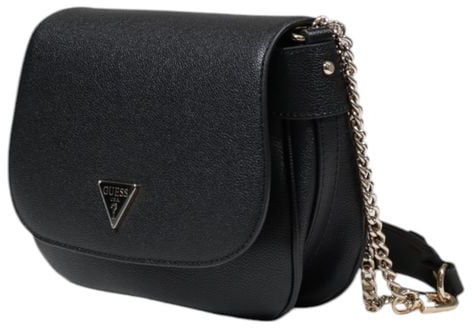 Guess Guess Black Polyethylene Handbag Zwart