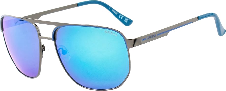 Guess Gray Metal Sunglasses Grijs
