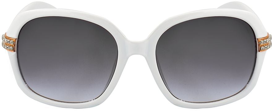 Guess White Resin Sunglasses Wit
